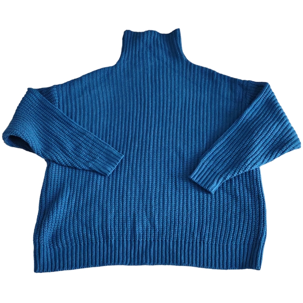 Free People Size Small Swim Too Deep Turtleneck Sweater